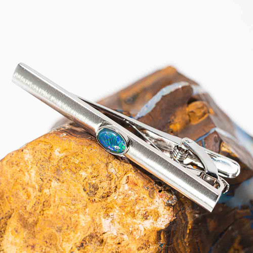   *  MONARCH MEN'S AUSTRALIAN OPAL TIE BAR